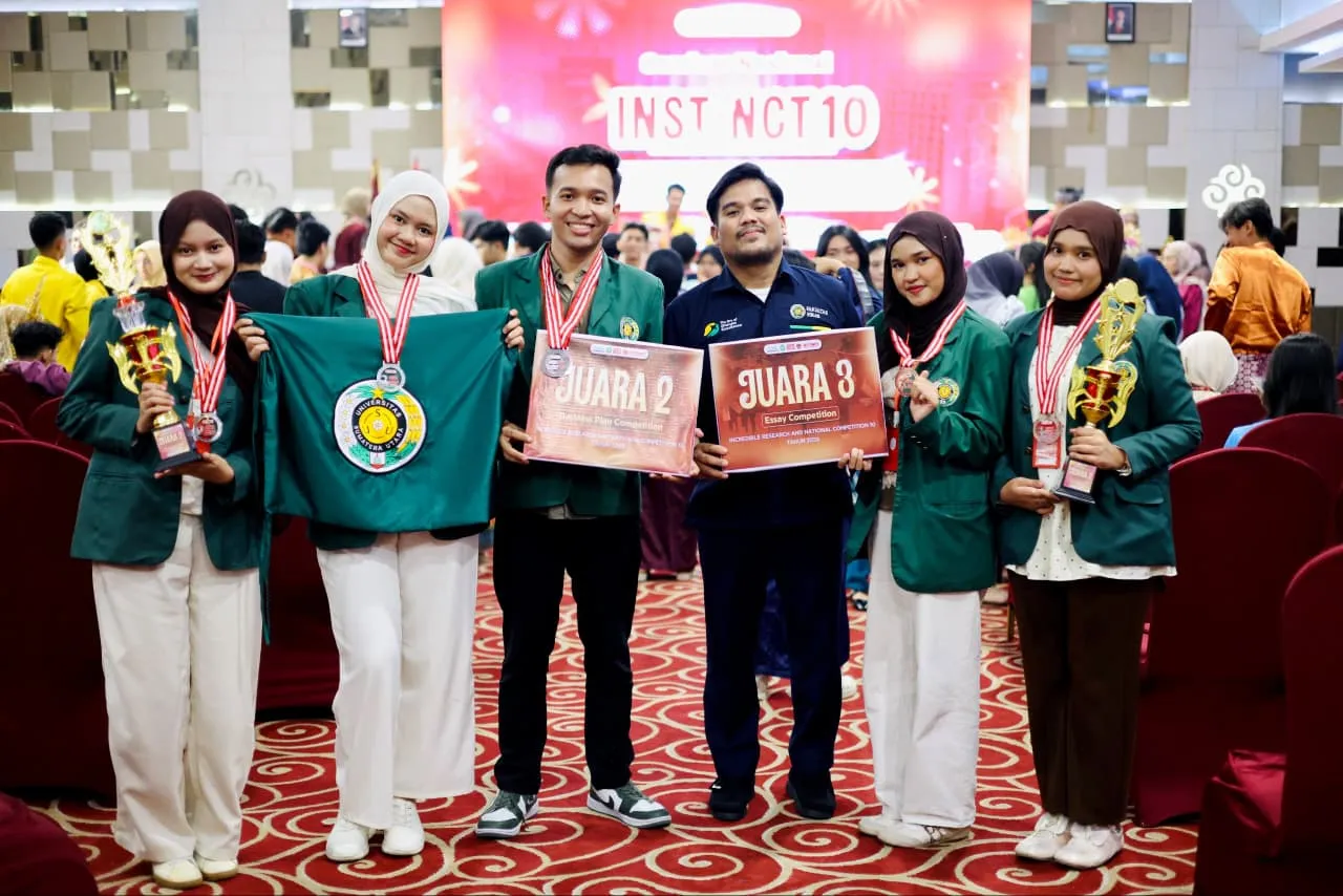 Mahasiswa D4 Statistika USU Raih Prestasi Di INSTINCT 10 Universitas Riau 2026