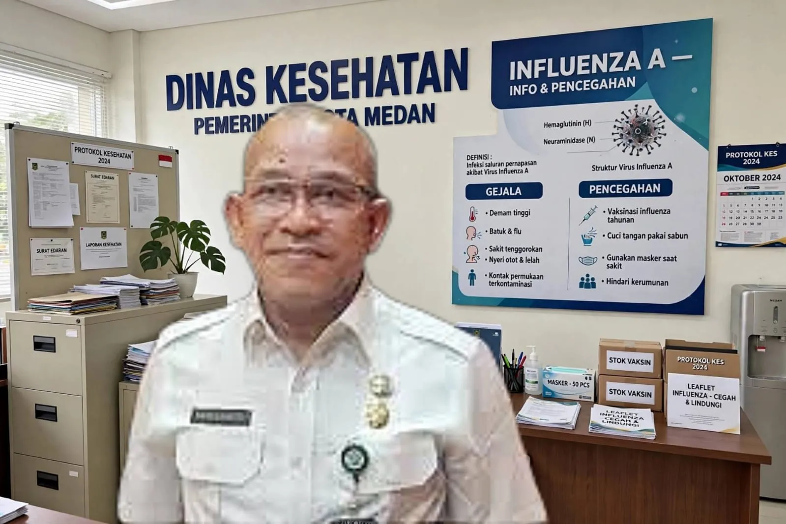 Dinkes Medan: Kasus Influenza A Terkendali, Tidak Ada KLB dan Belum Ada Kematian