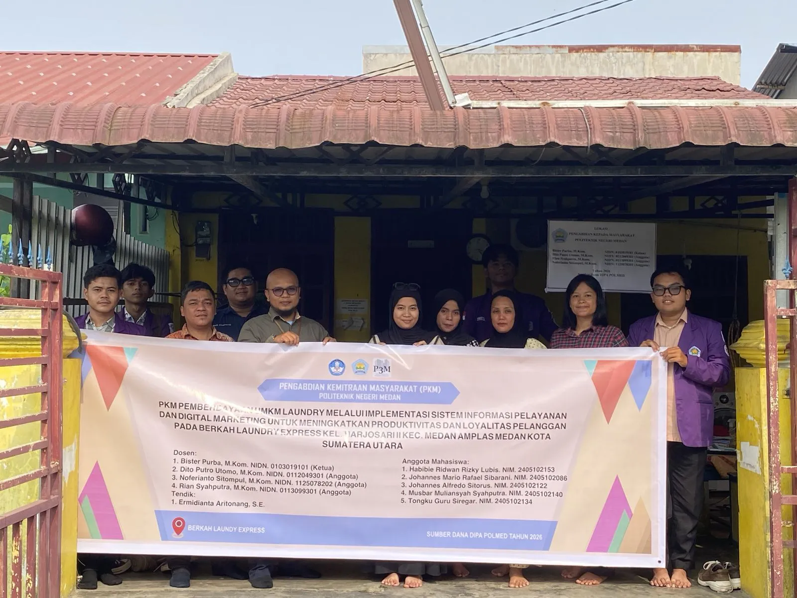 Dosen Polmed Berdayakan UMKM Laundry Lewat Sistem Informasi dan Digital Marketing