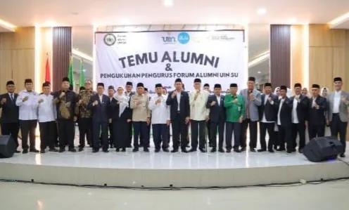 UINSU Kukuhkan Pengurus Forum Alumni, Wagubsu Beri Dukungan
