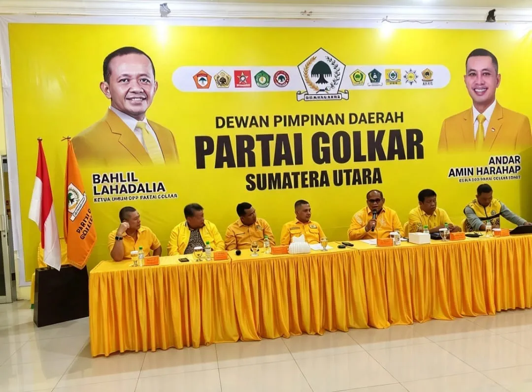 Andar Matangkan Pelantikan dan Rakerda Golkar Sumut