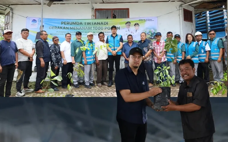 Tirtanadi Tanam 1.000 Pohon, Jaga Kawasan Resapan Air Sumut