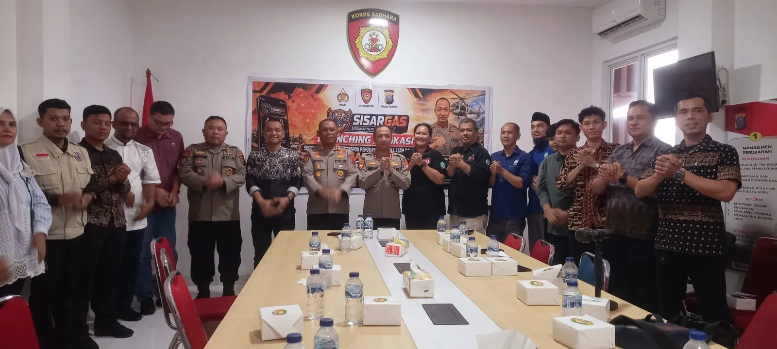 Respon Cepat Bencana, Direktorat Samapta Polda Sumut Luncurkan Aplikasi Sisargas