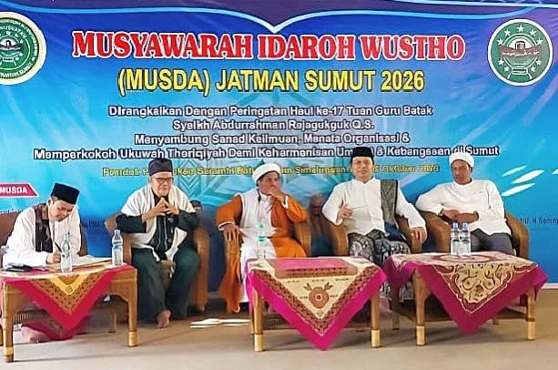 Sekum JATMAN Pimpin Musda Sumut, TGB Ahmad Sabban Terpilih Sebagai Mudir Periode 2026–2031