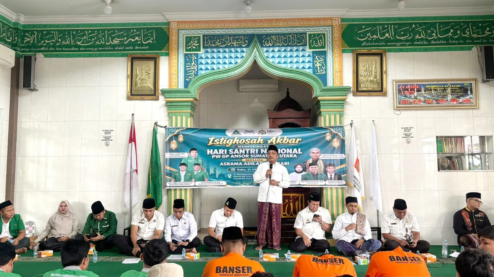 Ketua PWNU Sumut KH Marahalim Tekankan Pengabdian Santri Untuk Bangsa