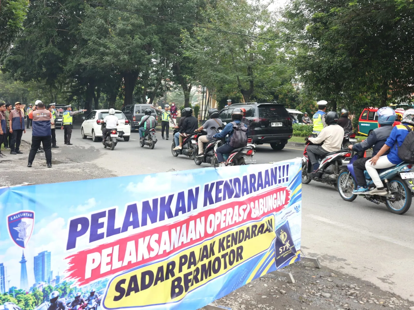 Bapenda Medan Bersama Instansi Terkait Gelar Opsgab Sadar Pajak Kendaraan 2026
