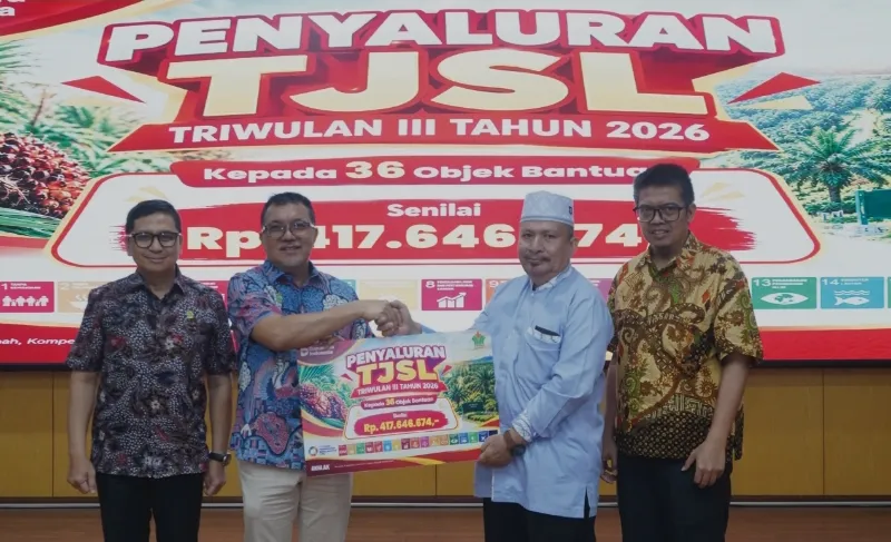 Dorong Kemandirian Masyarakat, PTPN IV Regional I Salurkan Rp 417,6 Juta Bantuan TJSL Triwulan III
