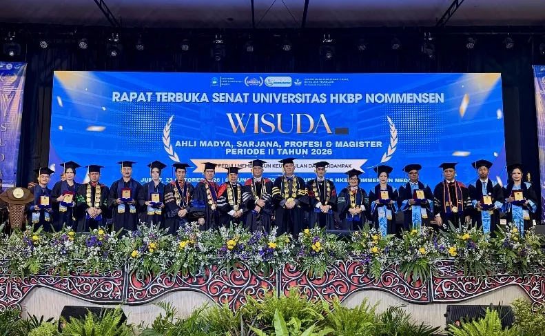 Wisuda Periode II 2026, UHN Medan Peduli Bangun Keunggulan Dan Berdampak