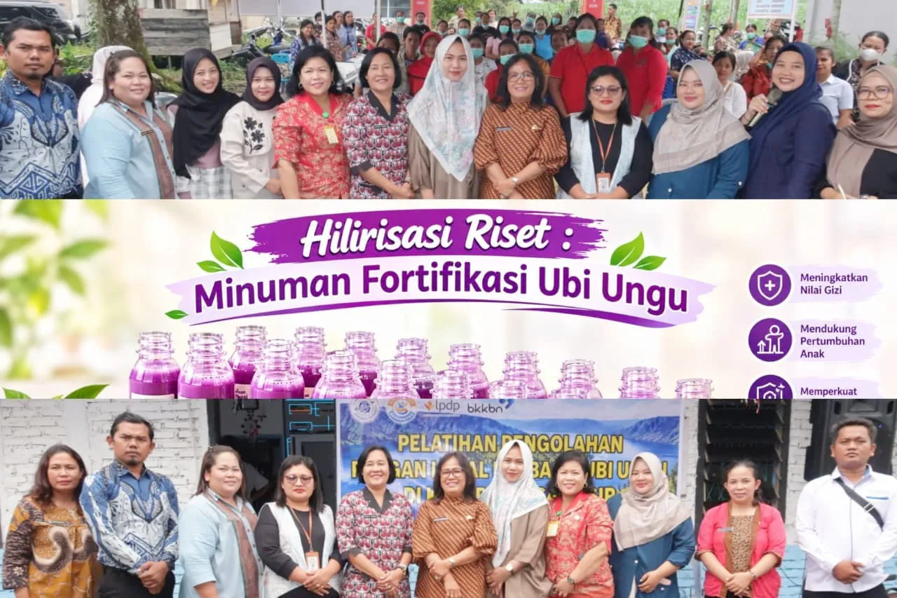Ubi Ungu Jadi Nugget Hingga Bakso, UDI Medan Gelar Hilirisasi Riset Cegah Stunting di Samosir