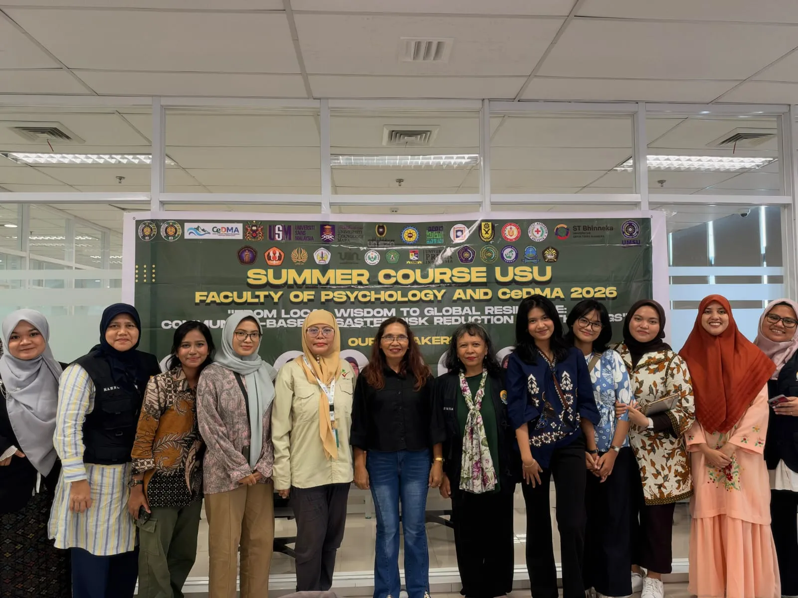 Summer Course Psikologi Dan CeDMA USU Perkuat Ketahanan Bencana Berbasis Komunitas