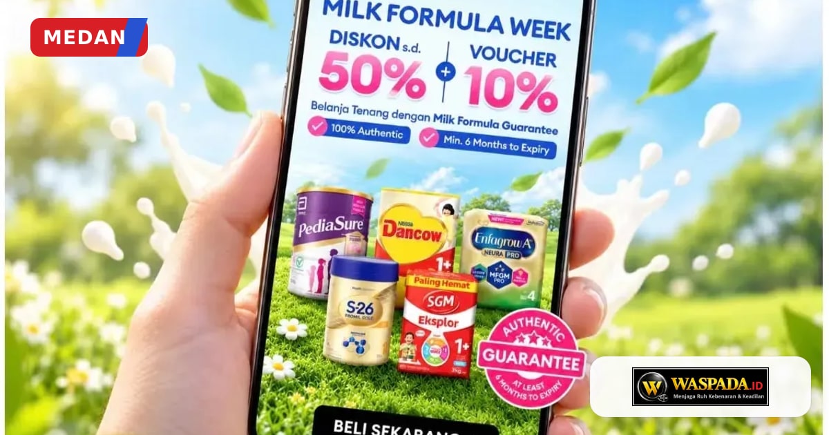 Sign Waspada Lazada Bagikan Tips Aman Membeli Susu Formula secara Online | Waspada