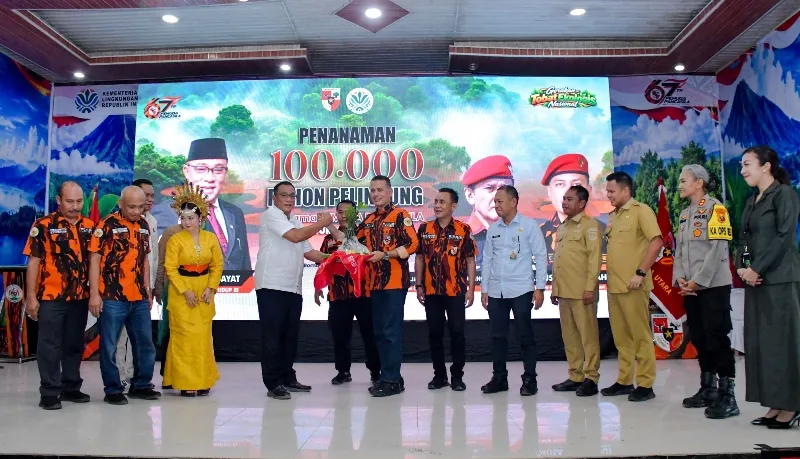 Pemuda Pancasila Sumut Targetkan Tanam 100.000 Pohon, Dukung Tobat Ekologis Nasional
