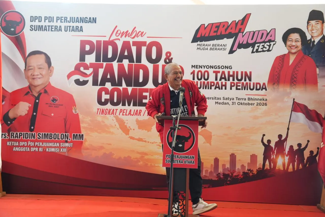 70 Pelajar dan Mahasiswa Ikuti Lomba Pidato PDI Perjuangan Sumut Sambut 100 Tahun Sumpah Pemuda