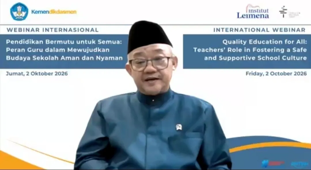 Mendikdasmen: Guru Kunci Keteladanan Budaya Sekolah Aman dan Nyaman