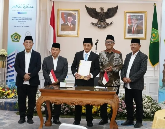 MoU Kemenag-Al-Azhar Mesir Buka Peluang Double Degree