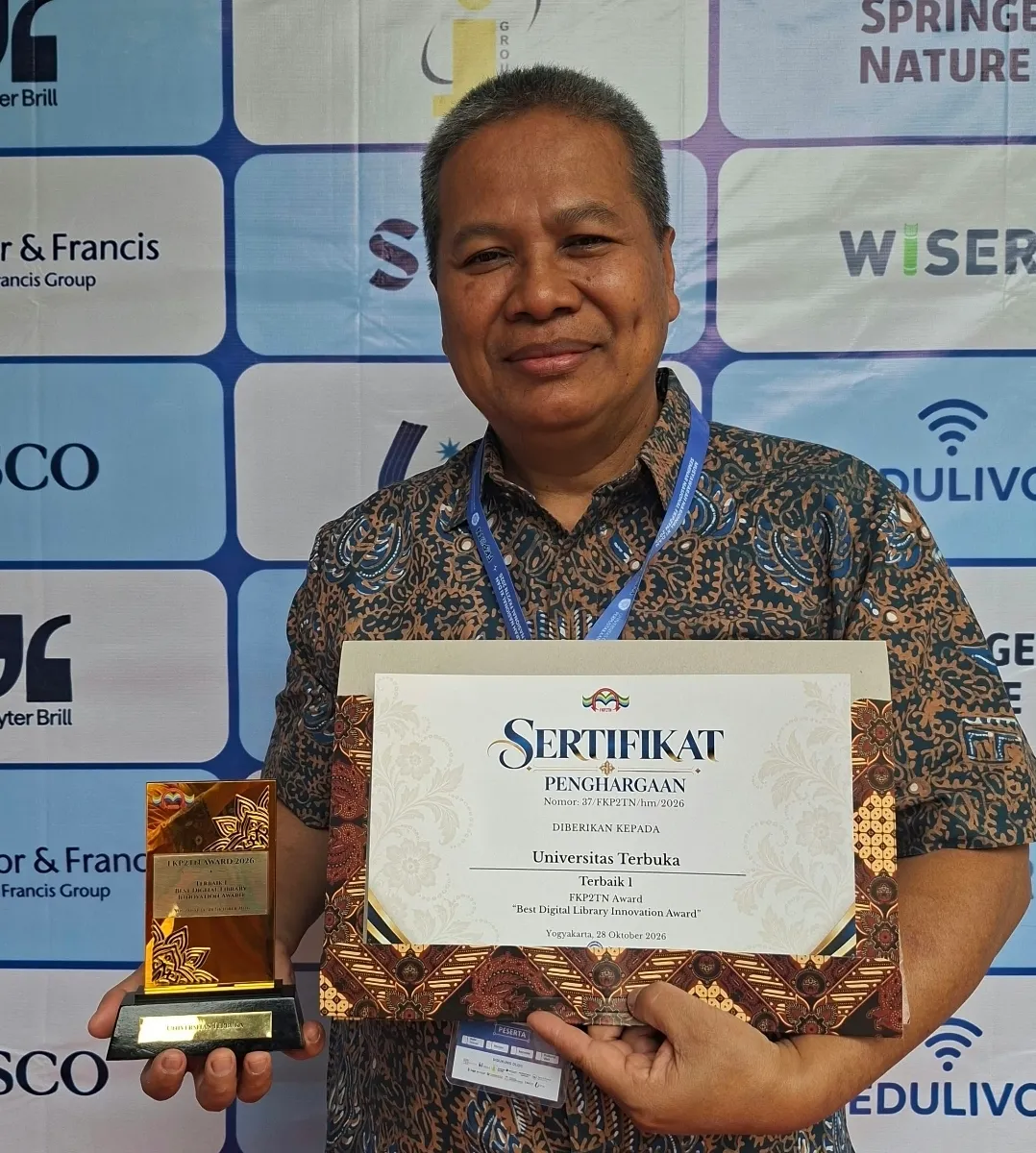 Perpustakaan UT Raih Peringkat Pertama Best Digital Library Innovation 2026