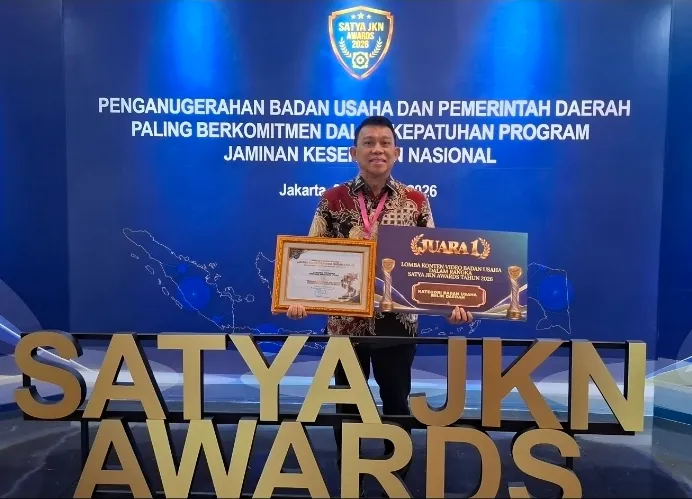 Perumda Tirtanadi Raih Juara Pertama Konten Video Satya JKN Award 2026