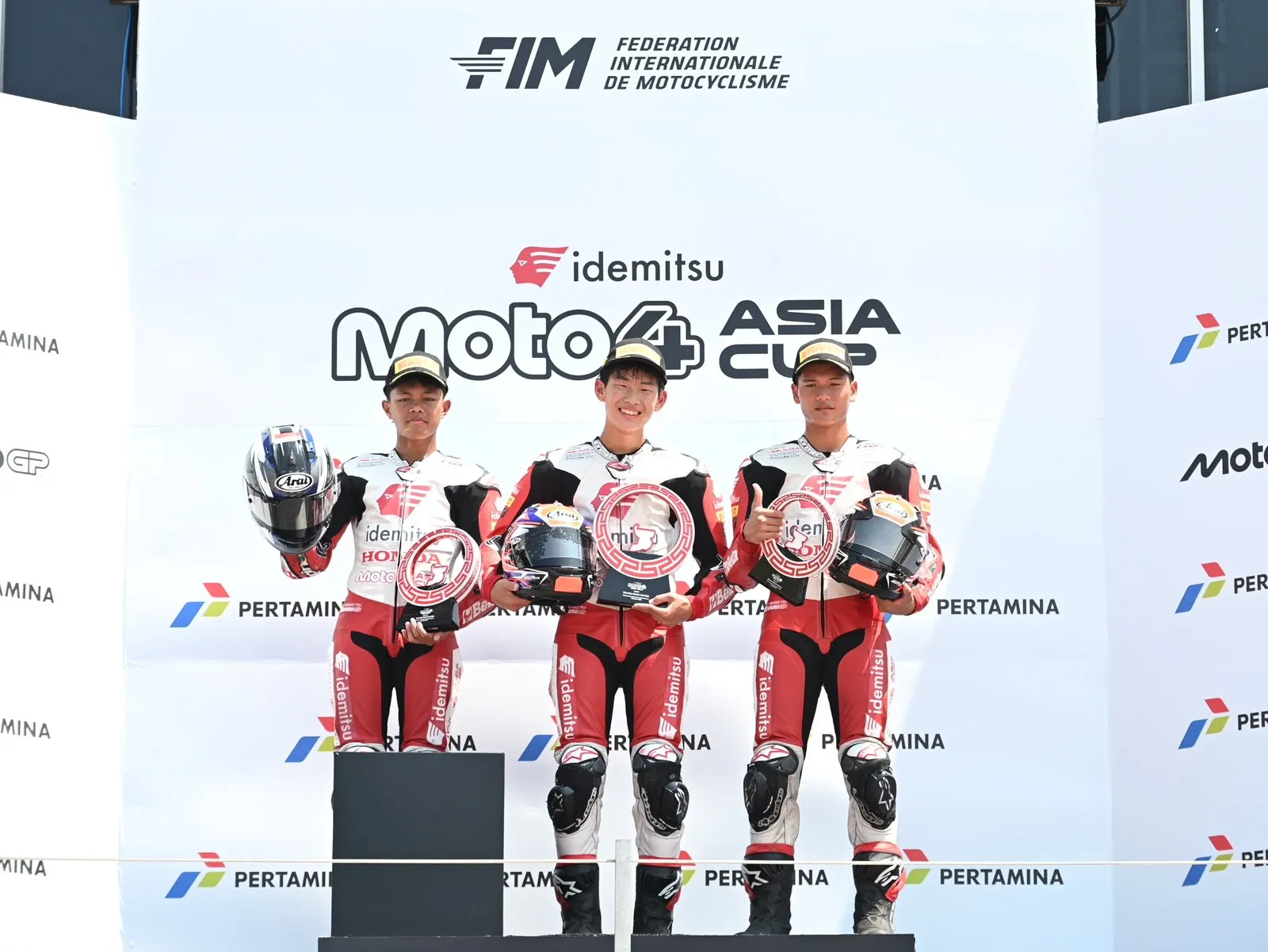 Pebalap Binaan Honda 2 Podium Moto4 Asia Cup