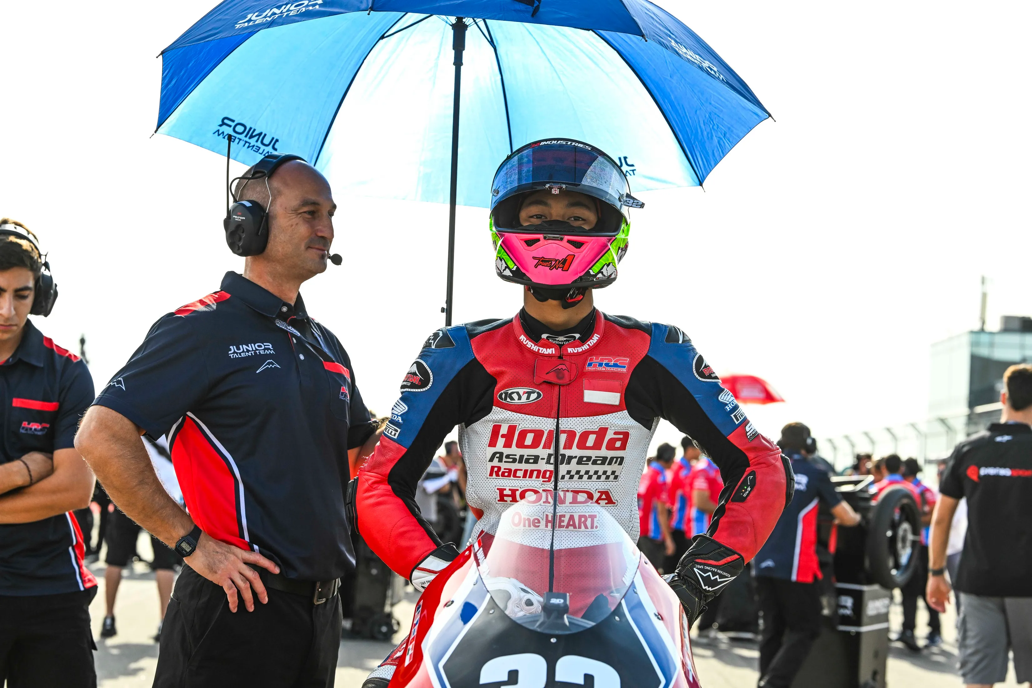 Pebalap Honda Ramadhipa Jaga Peluang Papan Atas Moto3 Junior