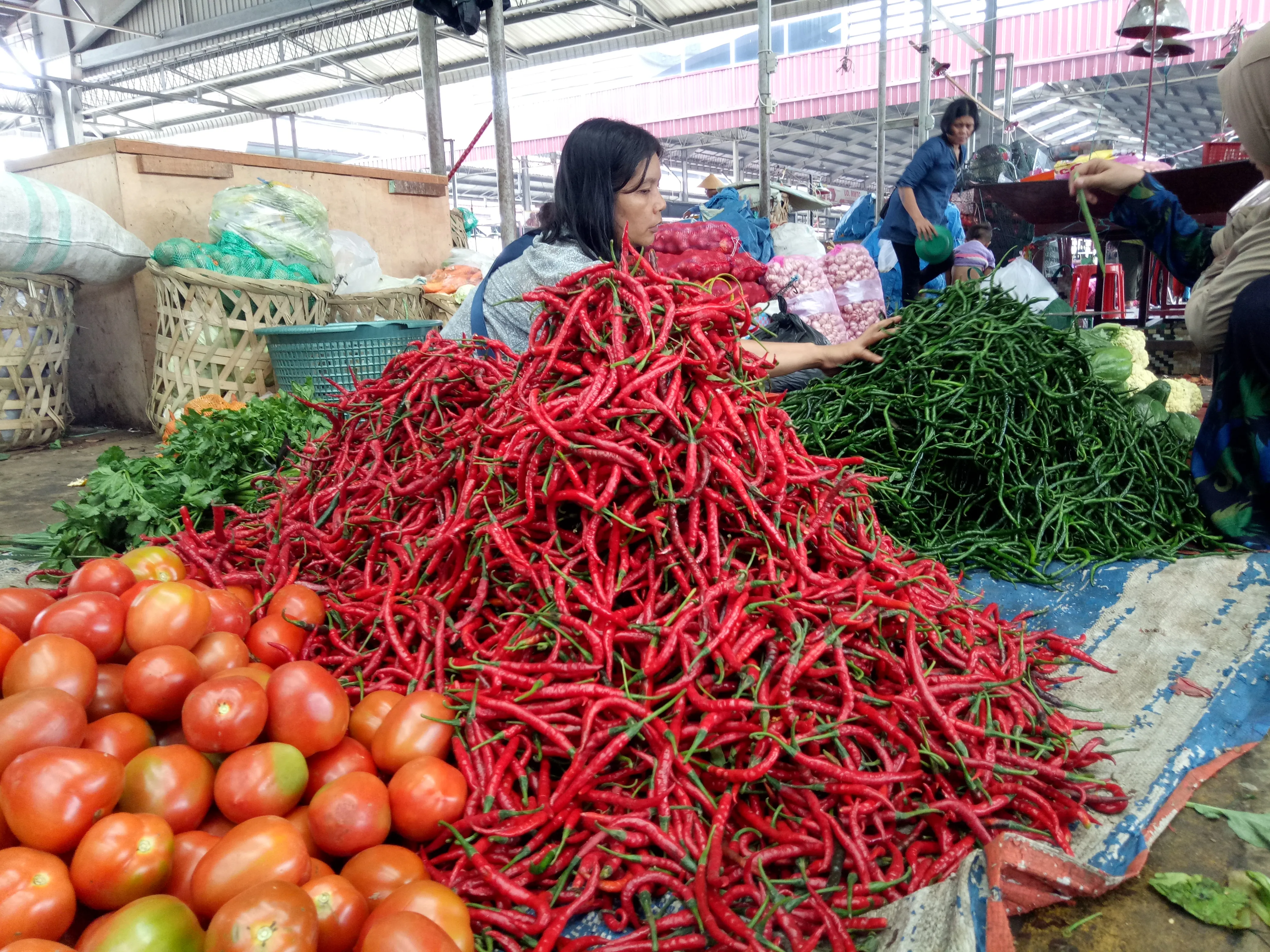 Harga Cabai Merah dan Ayam Turun, Berpeluang Sumbang Deflasi Oktober