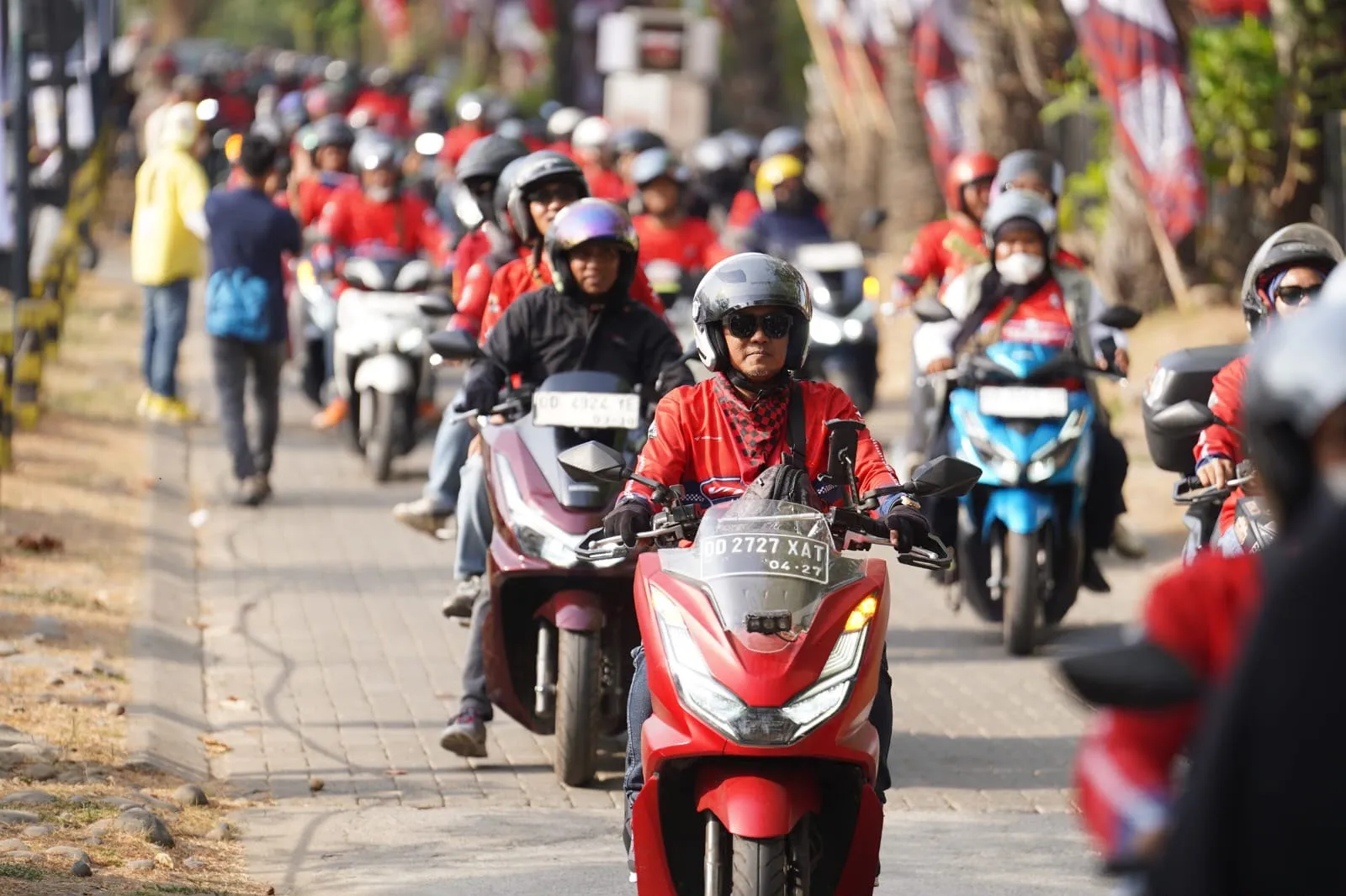 Puluhan Ribu Bikers Menuju Honda Bikers Day 2026