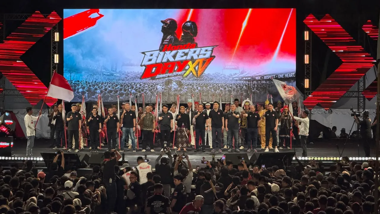 32.214 Bikers Honda Satukan Semangat Persaudaraan Dalam HBD 2026
