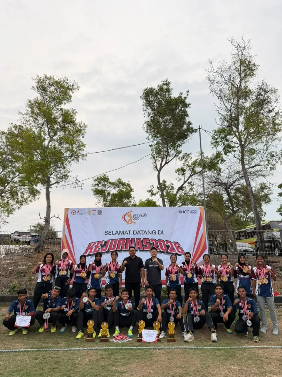 Cricket Sumut Bawa Pulang 2 Emas Kejurnas