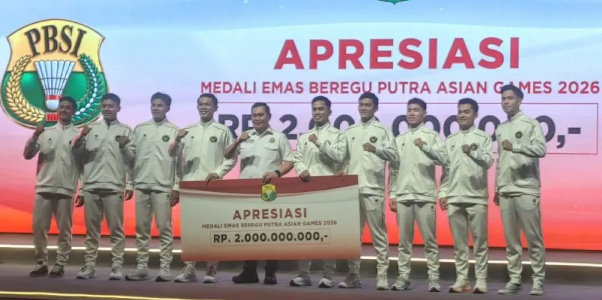 PBSI Beri Apresiasi Rp4,5 Miliar Peraih Medali Asian Games 2026