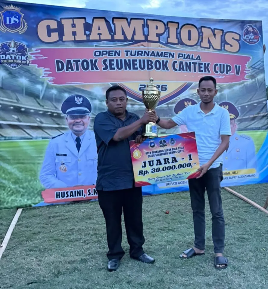 Taner FC Juara Turnamen Datok Seuneubok Cantek Cup V