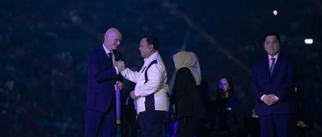 Prabowo Dukung Presiden FIFA Gianni Infantino