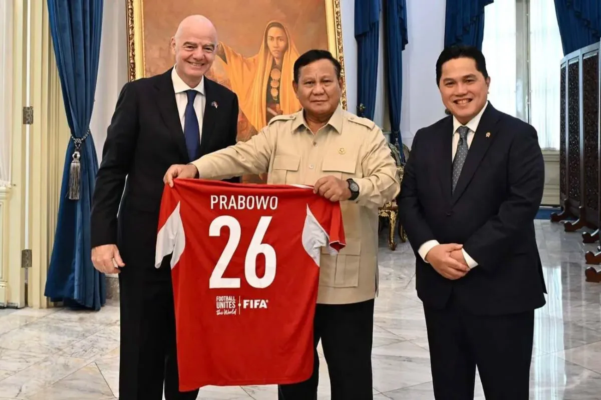 Bertemu Presiden FIFA, Prabowo Dukung Majukan Sepakbola Nasional