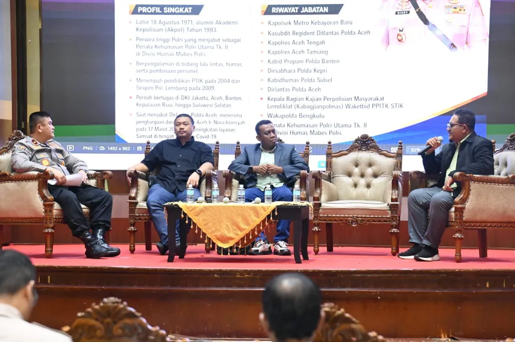 Sekretaris Diskominfo Aceh Besar Hadiri Diskusi Potensi Jerat Pidana dalam Produk Jurnalistik