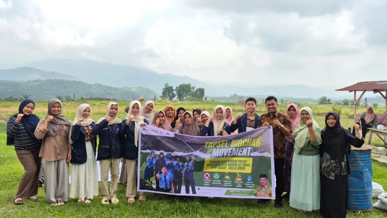 Olah Limbah Pertanian Jadi Biochar, Tim Riset MAN IC Tapsel Raih Juara 2