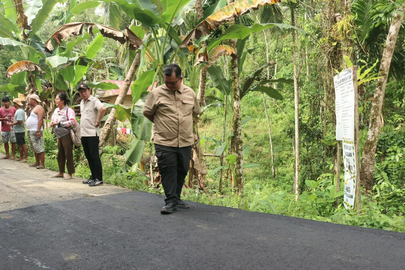 Wali Kota Gunungsitoli Tinjau Penanganan Infrastruktur Jalan Ruas Helefanikha–Tetehösi II