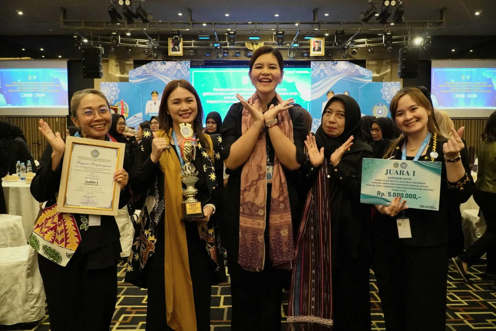 TP PKK Kota Gunungsitoli Raih Juara I Lomba Vlog KILAS Sumatera Utara 2026