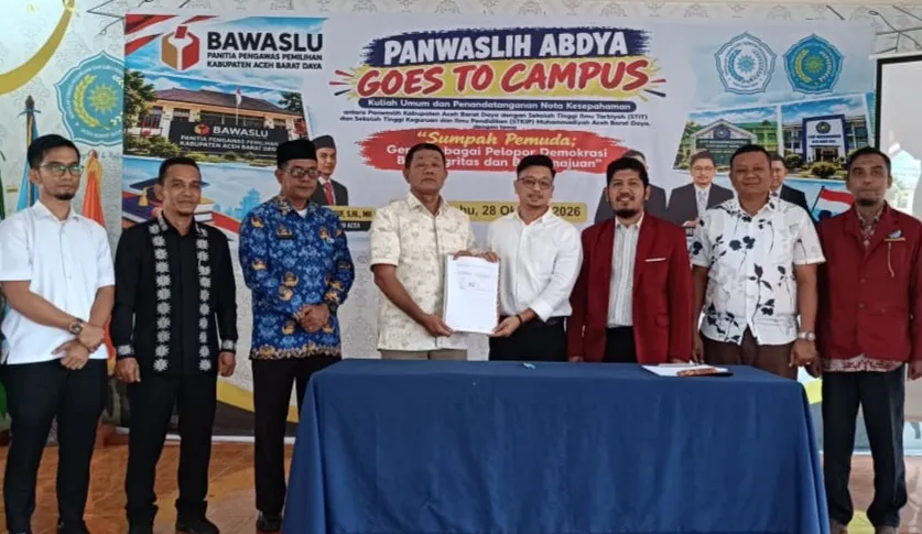 Panwaslu Abdya Gandeng Dua Kampus, Perkuat Pendidikan Demokrasi