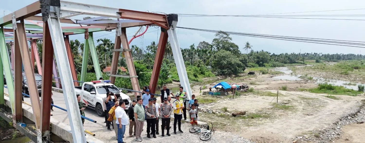 Jembatan Putus di Mbarung Jadi Perhatian Satgas PRR