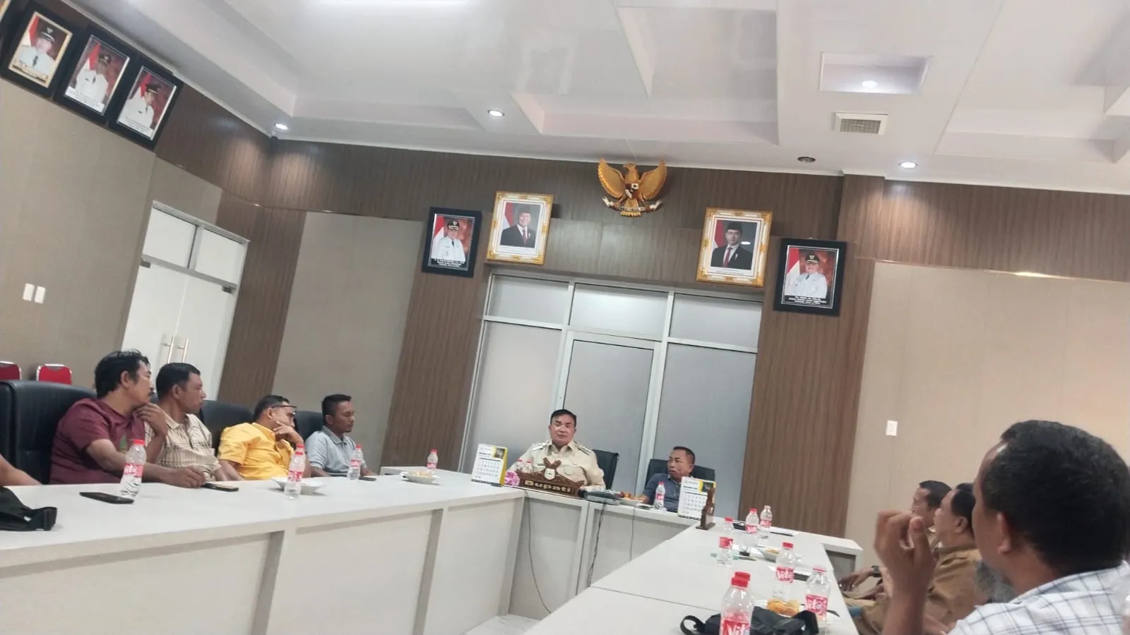 PWI Agara Silaturahmi dengan Bupati Salim Fakhry