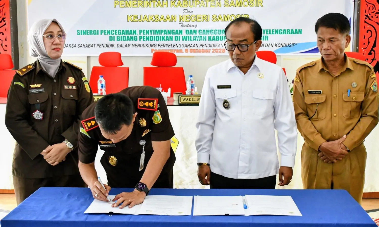 Pemkab Samosir dan Kejari Perkuat Tata Kelola Pendidikan
