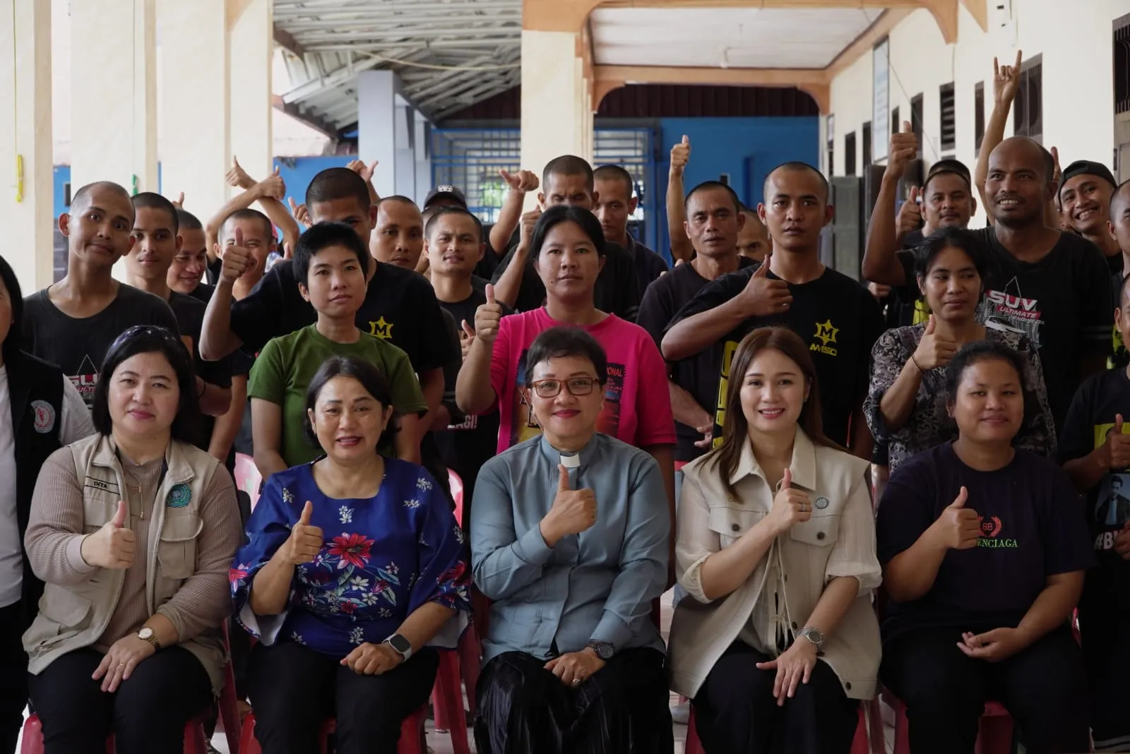 Ny. Veny Sapa Warga Penghuni Panti Rehabilitasi Haga Chrise
