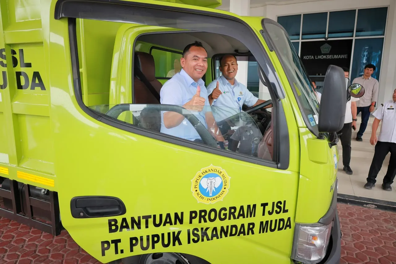 Truk Hijau PIM untuk Lhokseumawe Bersih