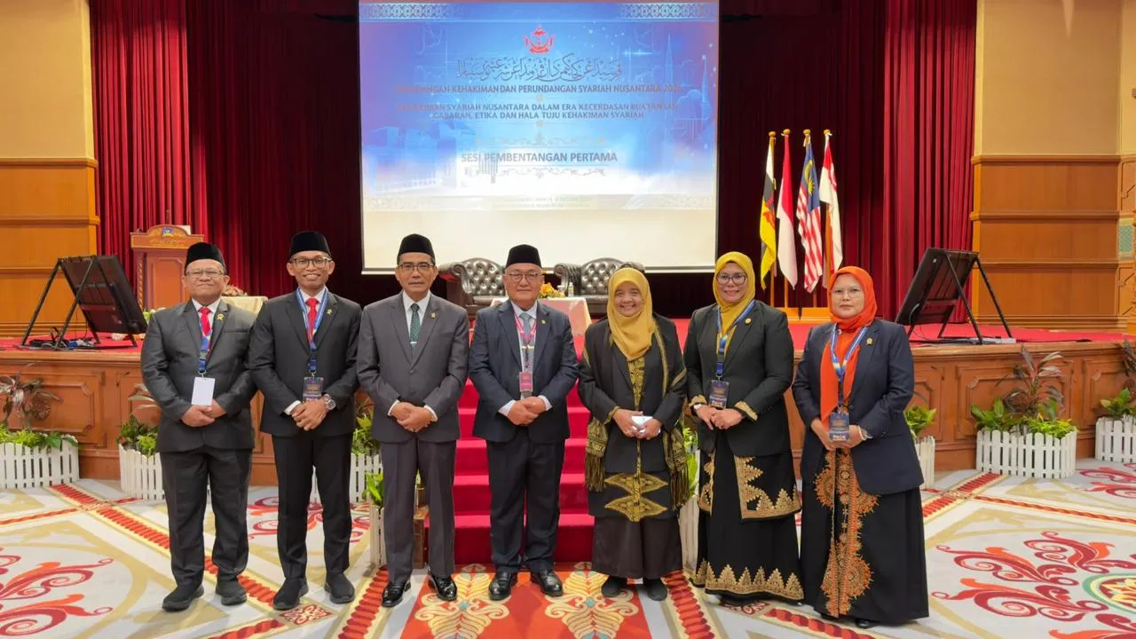 Ketua PA Stabat Ikuti PKPSN 2026 di Brunei, Bahas Transformasi Digital Peradilan Syariah