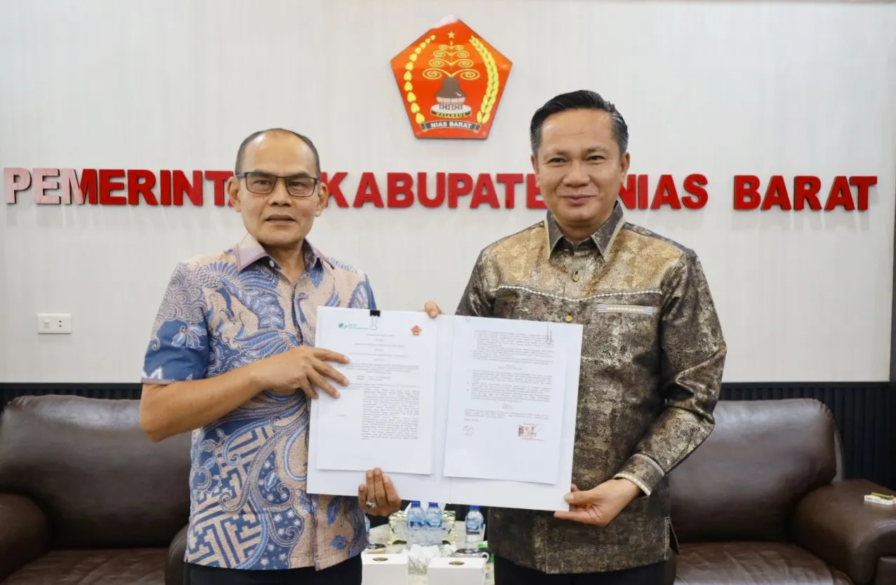 Bupati Nias Barat dan BPJS Ketenagakerjaan Perkuat Perlindungan Pekerja
