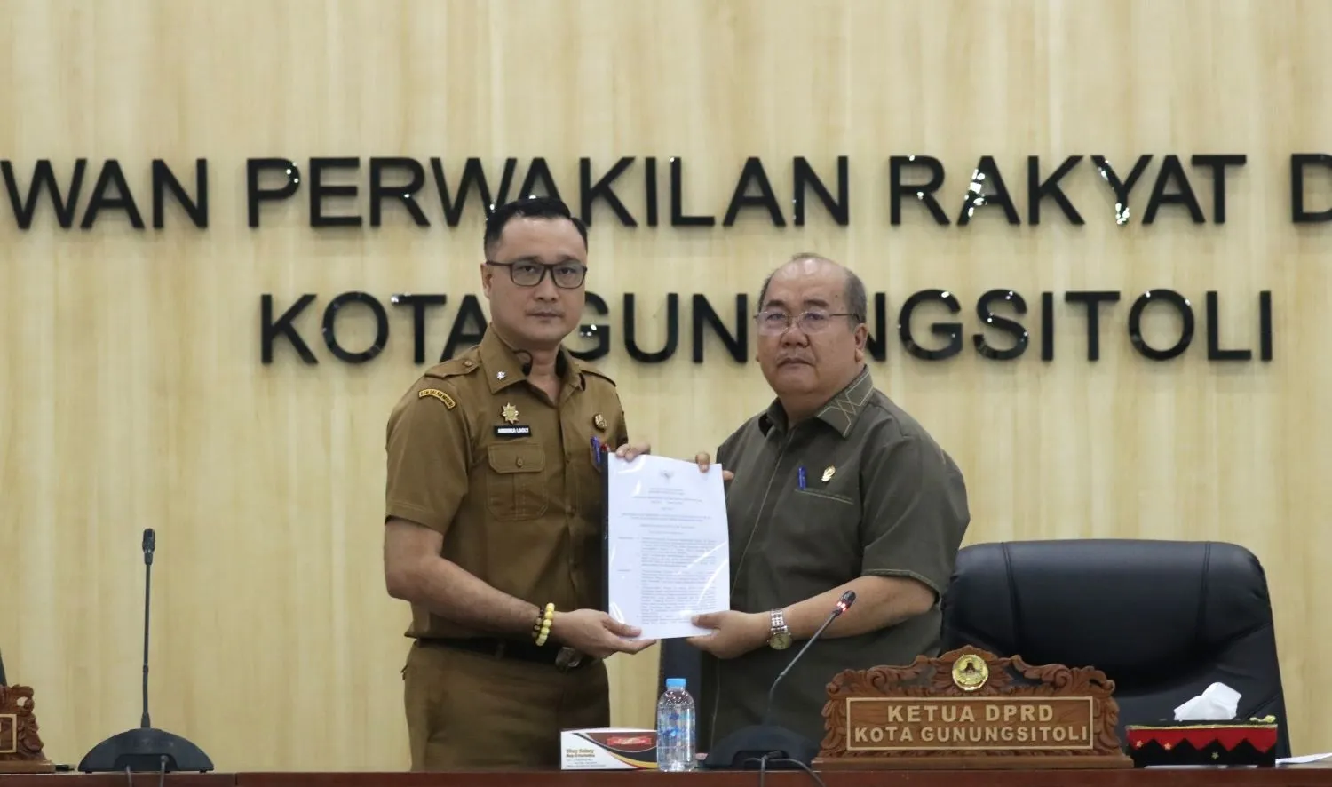 Pemko Gunungsitoli Sampaikan Dua Ranperda tentang Pemerintahan Desa