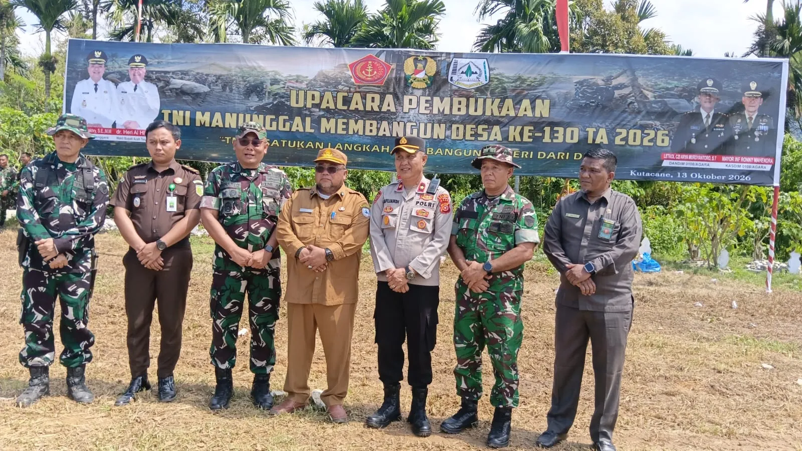 Sekda Aceh Tenggara Buka TMMD ke-130