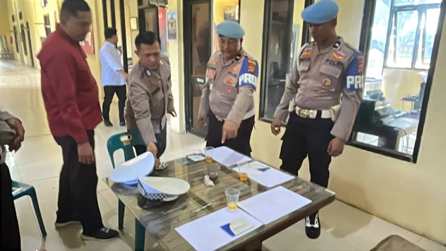 Propam Polres Aceh Tamiang Gelar Gaktibplin, Cek HP dan Tes Urine Personel
