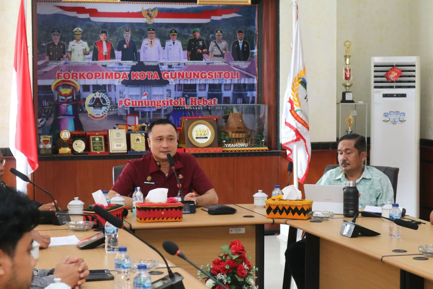 Pemko Gunungsitoli Ikuti Exit Meeting Pemeriksaan Pendahuluan BPK RI