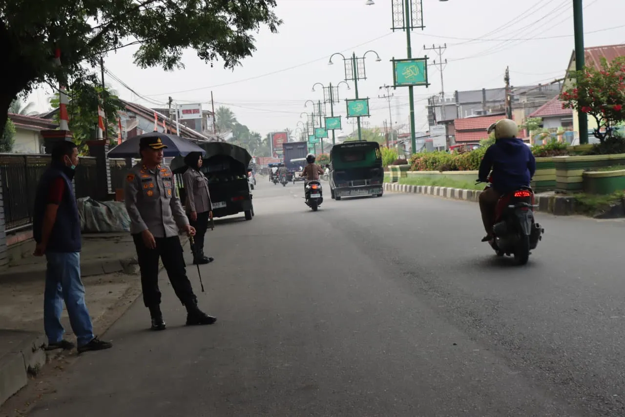 Pastikan Pelayanan Optimal, Kapolres Aceh Tenggara Cek Strong Point