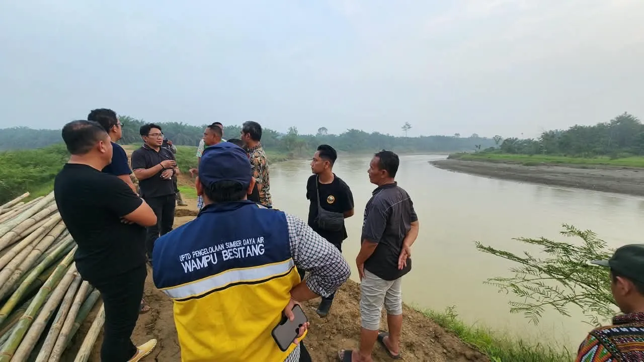 Tiorita Kawal Perbaikan Tanggul Paya Bunder, Survei Lapangan Dimulai