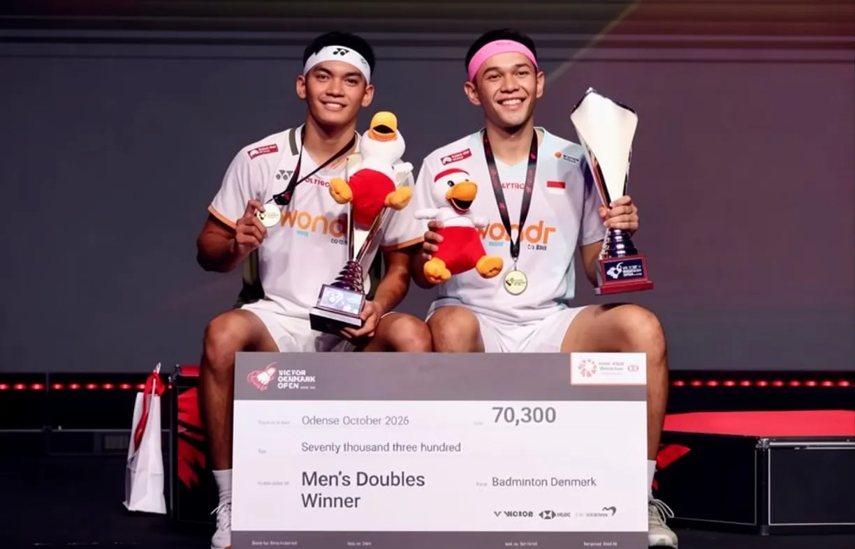 Sukses Pasangan Muhammad Shohibul Fikri/Fajar Alfian Menjadi Juara Denmark Open 2026